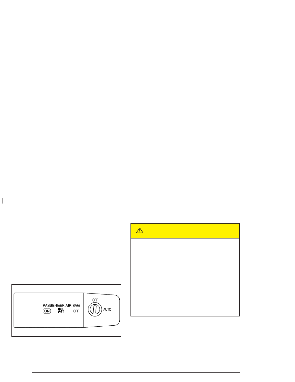 Air bag off light, Air bag off light -26, Caution | GMC 2004 Canyon User Manual | Page 150 / 420