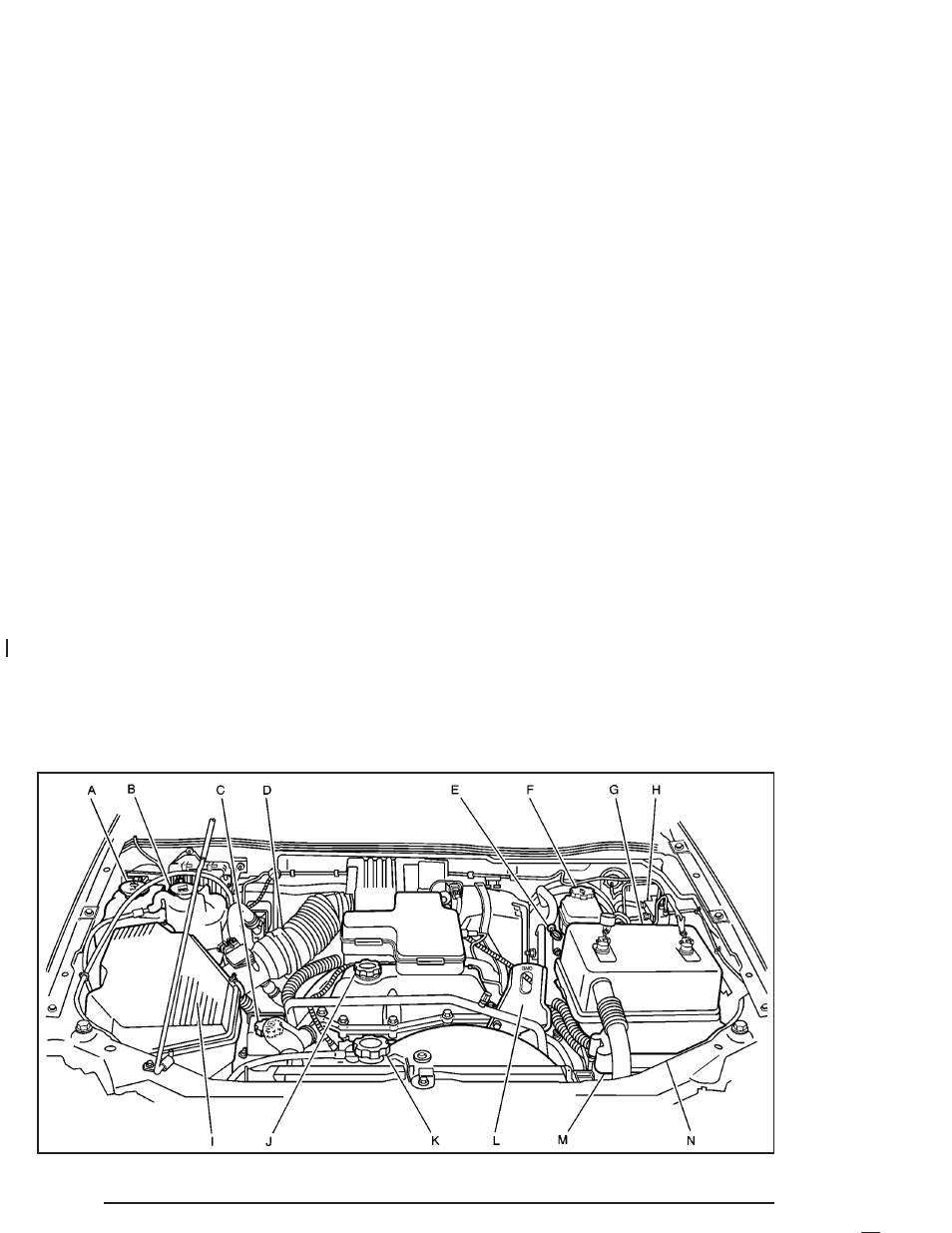 Engine compartment overview, Engine compartment overview -12 | GMC 2004 Canyon User Manual | Page 276 / 420