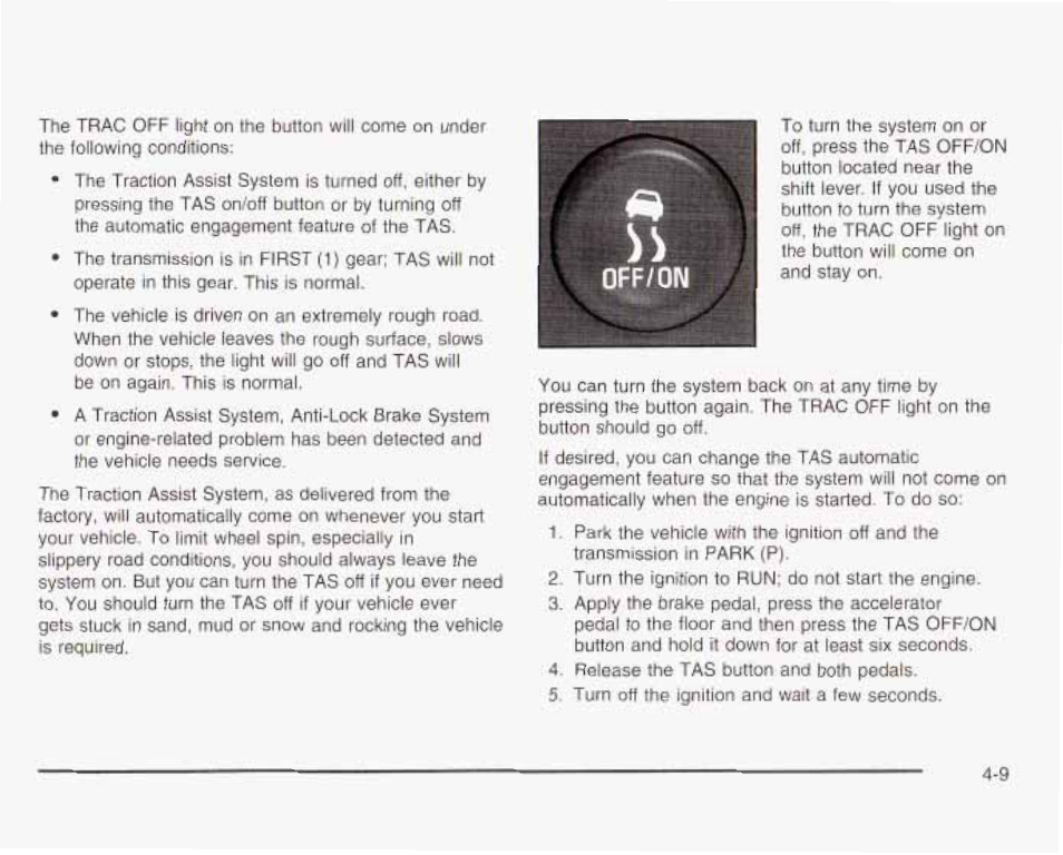 Ff/on | GMC 2003 Envoy User Manual | Page 242 / 458
