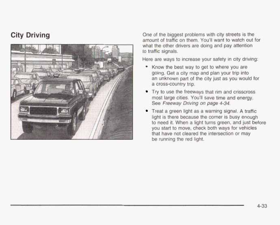 City driving | GMC 2003 Envoy User Manual | Page 266 / 458