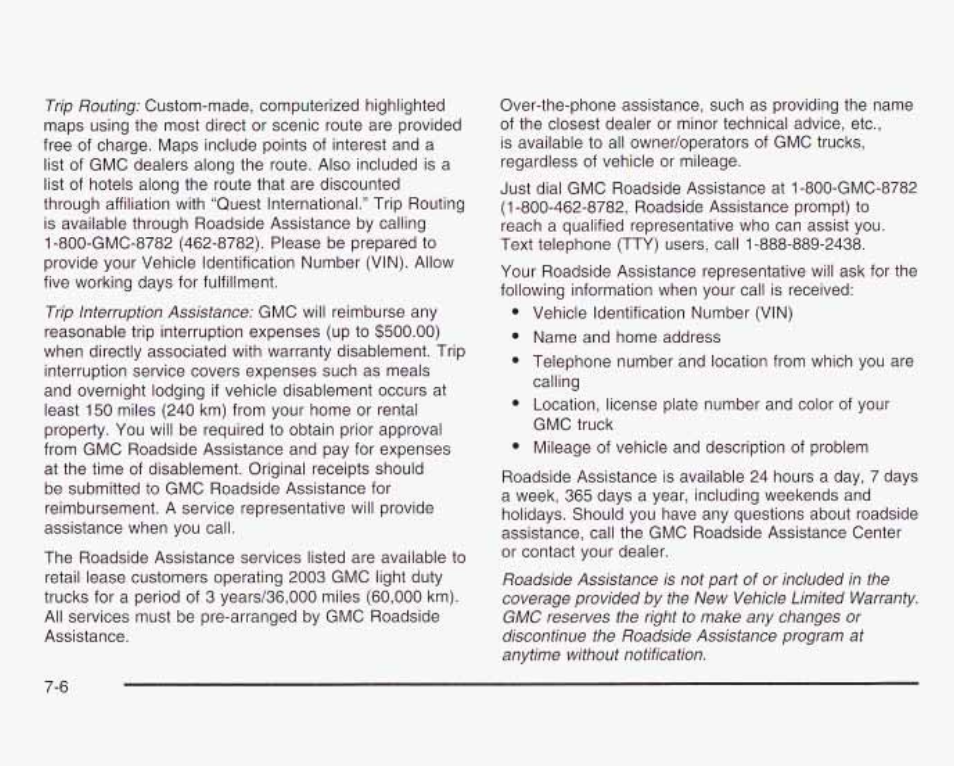 GMC 2003 Envoy User Manual | Page 429 / 458