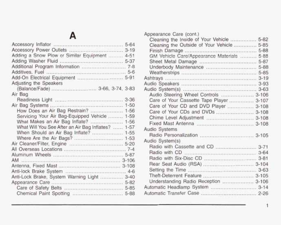 GMC 2003 Envoy User Manual | Page 436 / 458