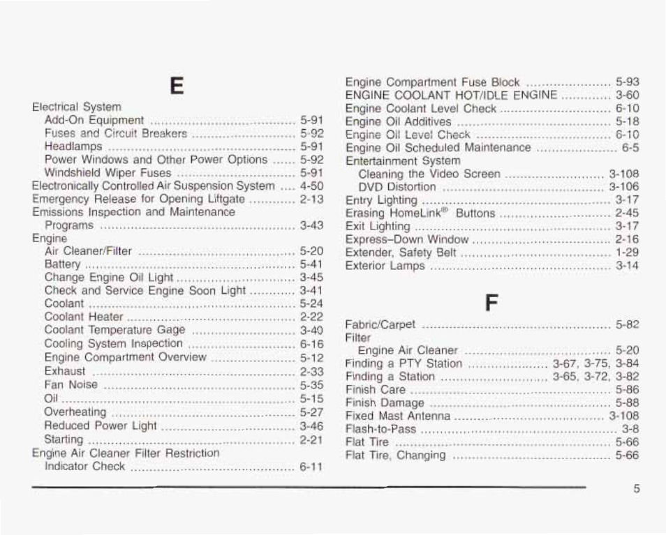 GMC 2003 Envoy User Manual | Page 440 / 458