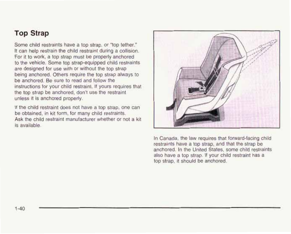 Top strap | GMC 2003 Envoy User Manual | Page 47 / 458