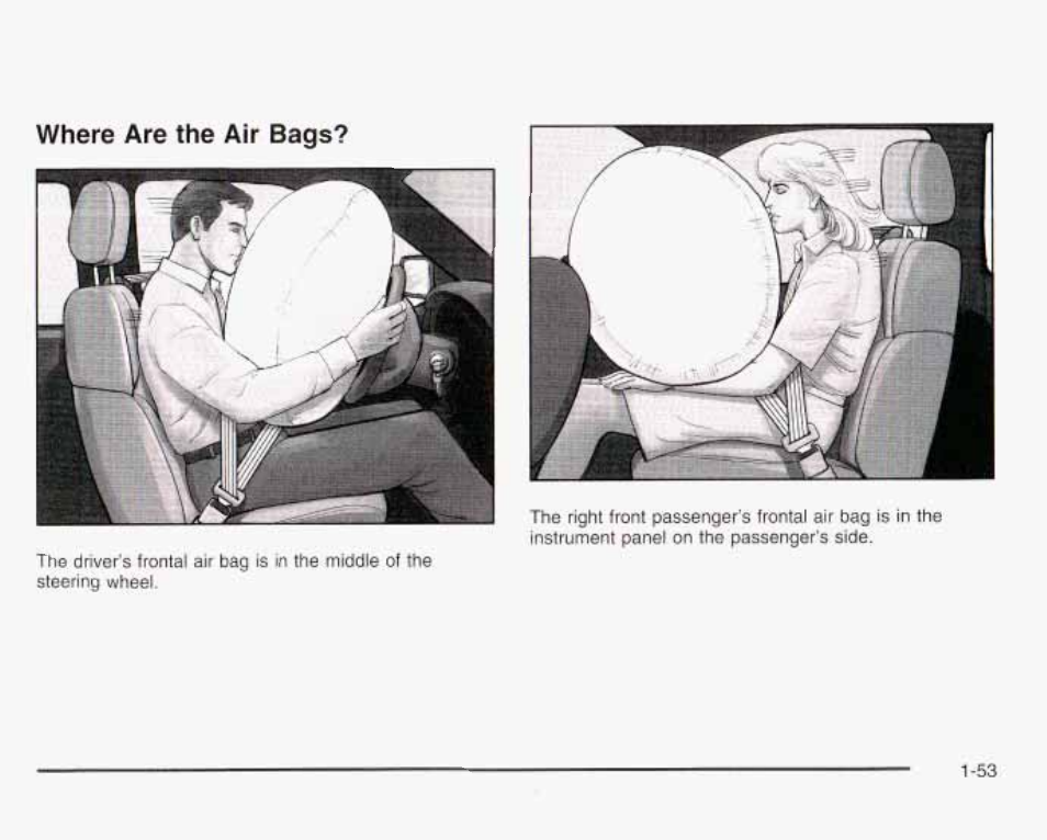 Where are the air bags | GMC 2003 Envoy User Manual | Page 60 / 458