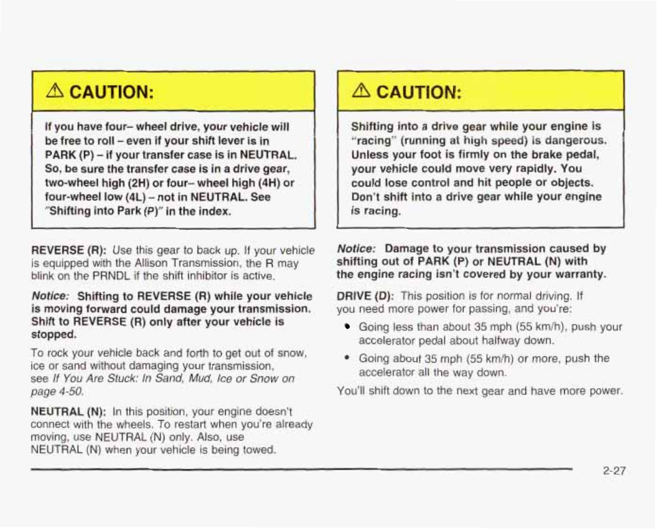 GMC 2003 Sierra User Manual | Page 114 / 556