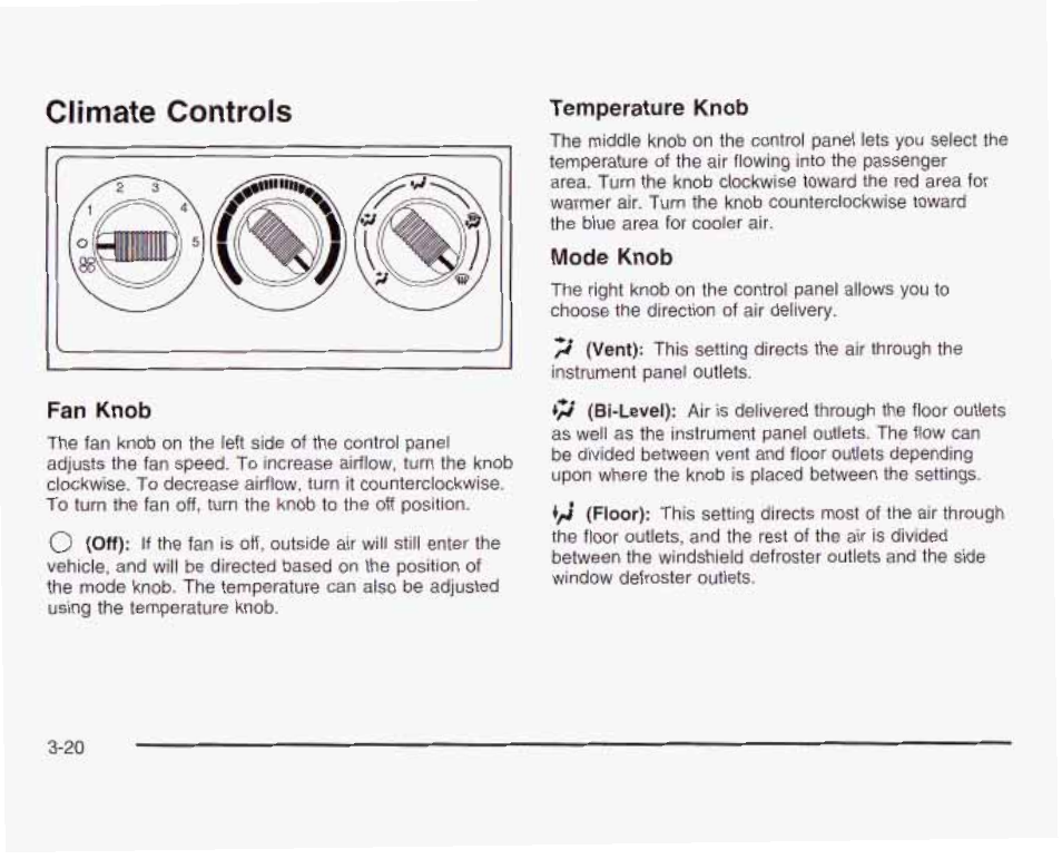 Climate controls | GMC 2003 Sierra User Manual | Page 175 / 556