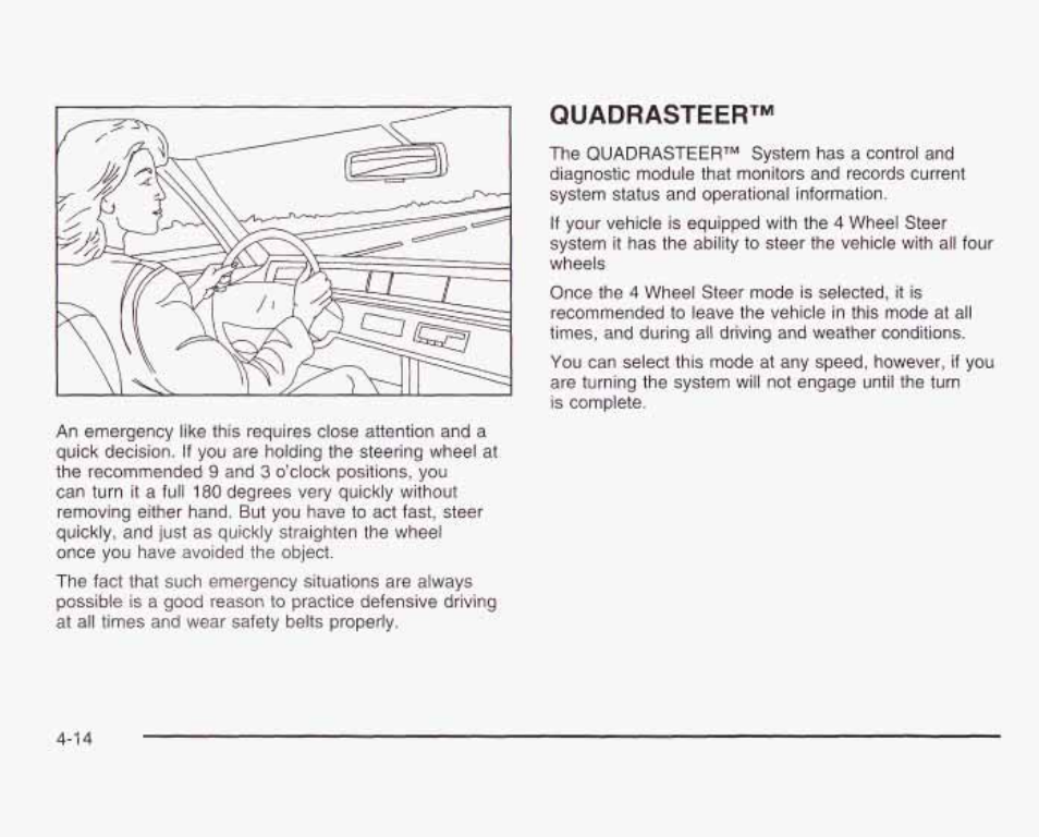 Quadrasteer | GMC 2003 Sierra User Manual | Page 295 / 556