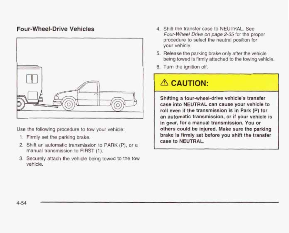 Д caution | GMC 2003 Sierra User Manual | Page 335 / 556