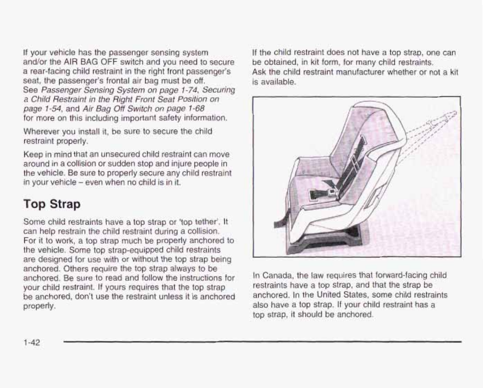 Top strap | GMC 2003 Sierra User Manual | Page 49 / 556