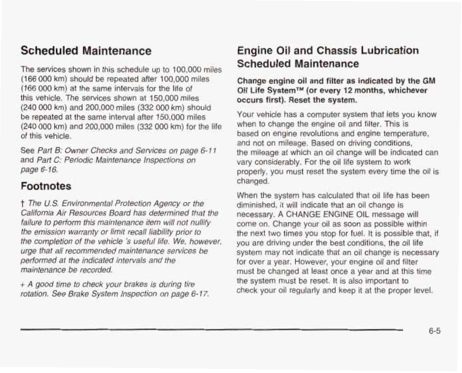 Footnotes | GMC 2003 Sierra User Manual | Page 504 / 556