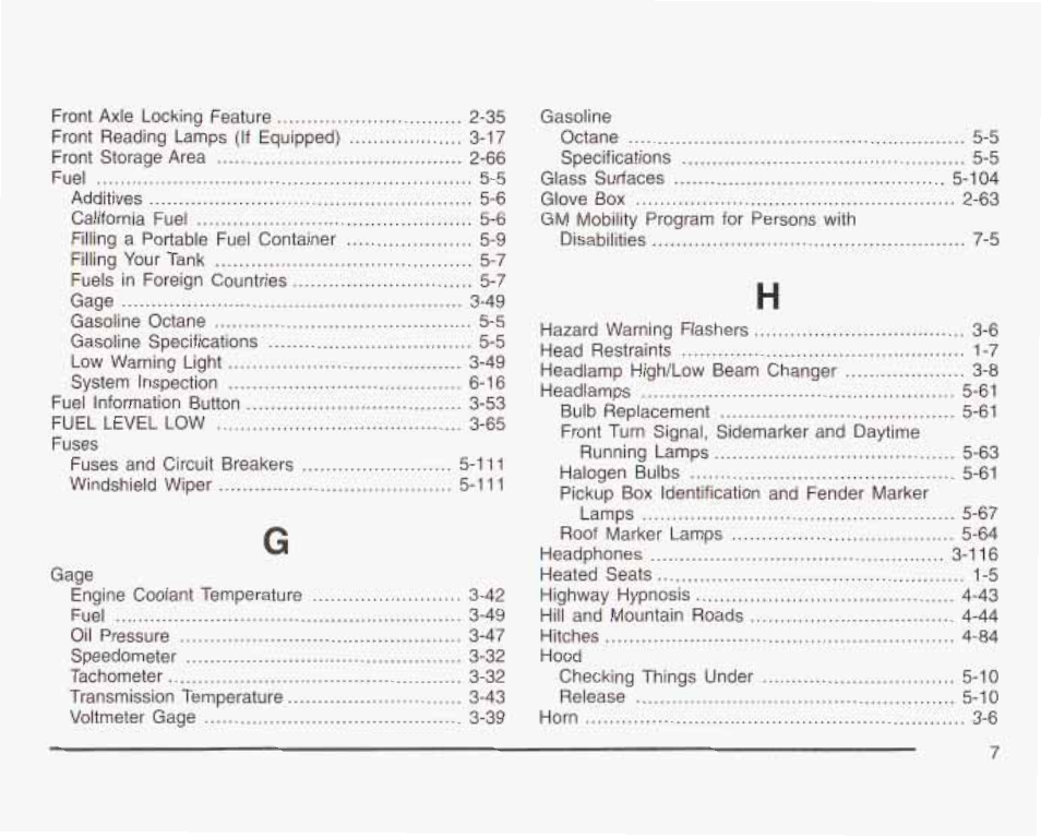 GMC 2003 Sierra User Manual | Page 544 / 556