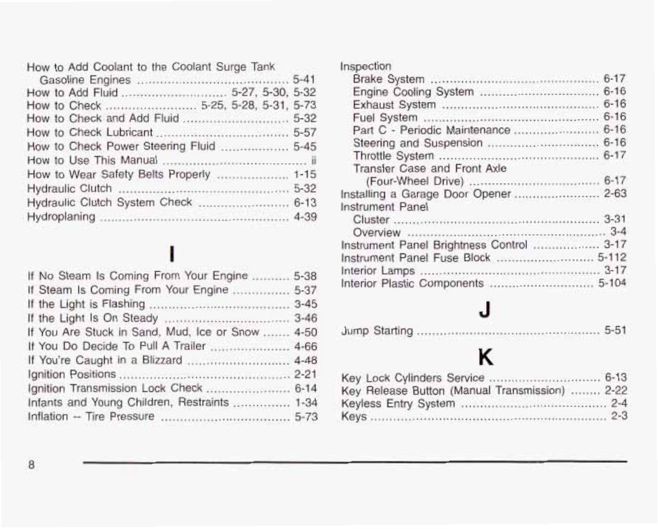 GMC 2003 Sierra User Manual | Page 545 / 556