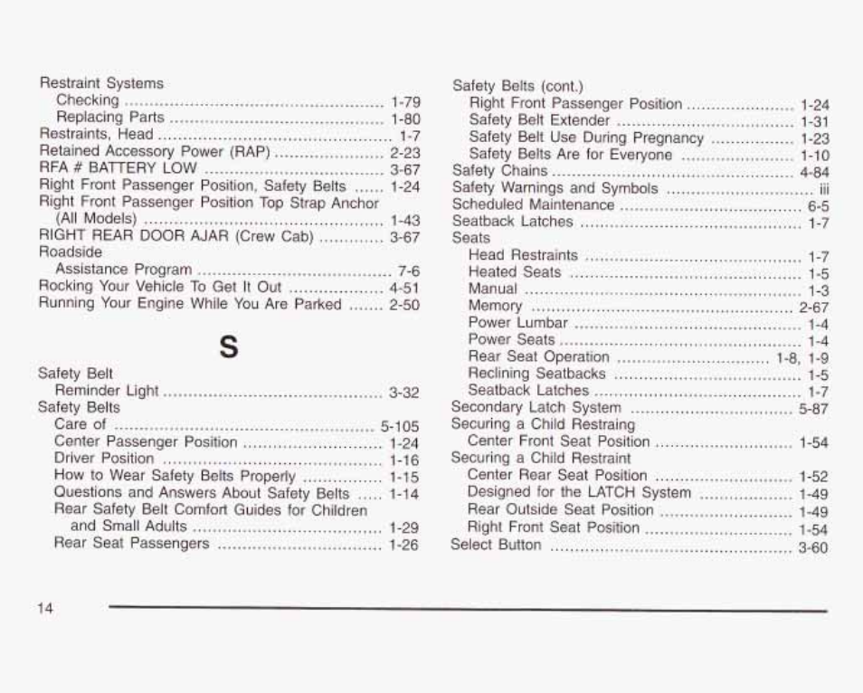 GMC 2003 Sierra User Manual | Page 551 / 556