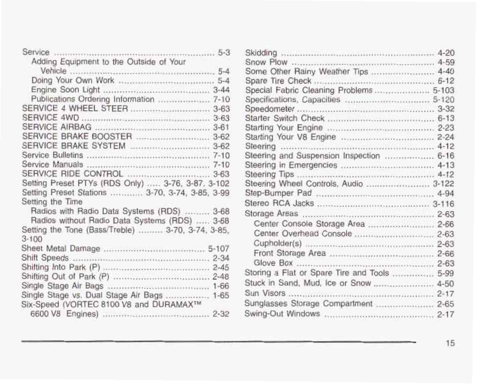 GMC 2003 Sierra User Manual | Page 552 / 556