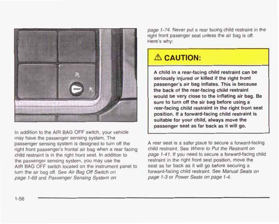 GMC 2003 Sierra User Manual | Page 63 / 556