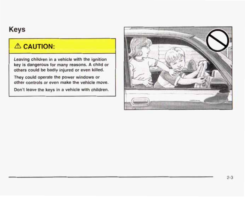 Keys, Keys '3 | GMC 2003 Sierra User Manual | Page 90 / 556