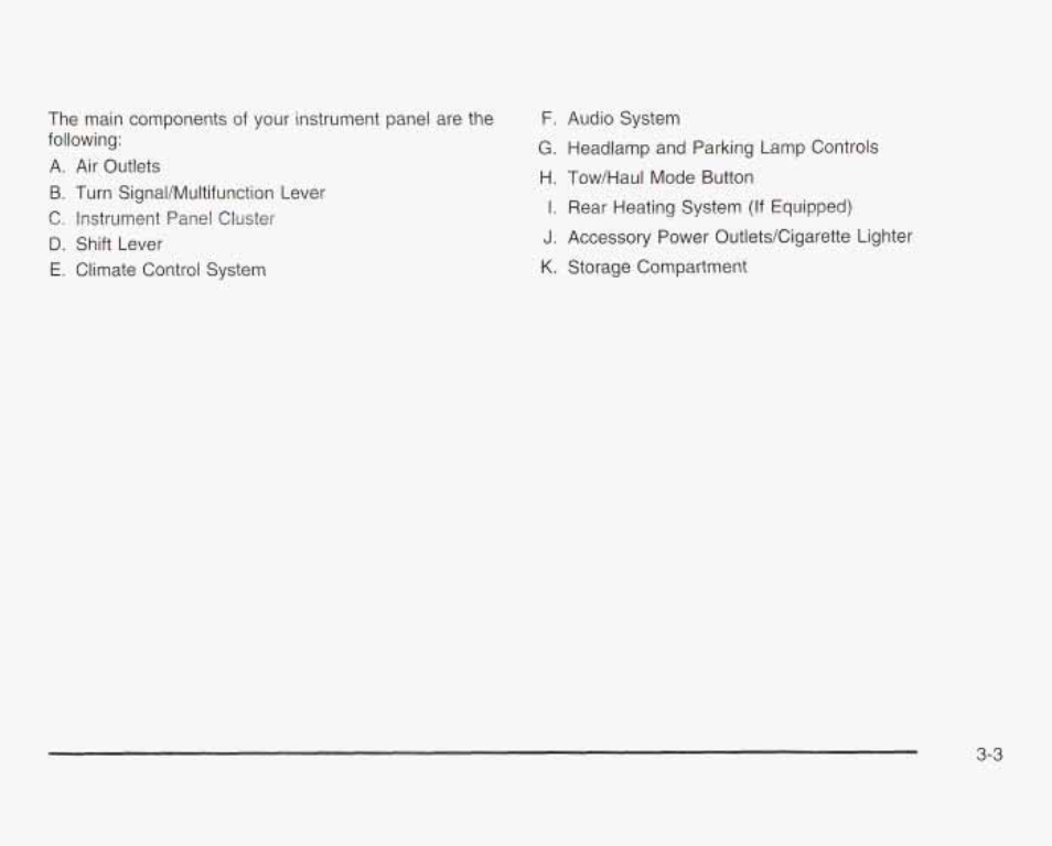 GMC 2003 Savana User Manual | Page 124 / 400