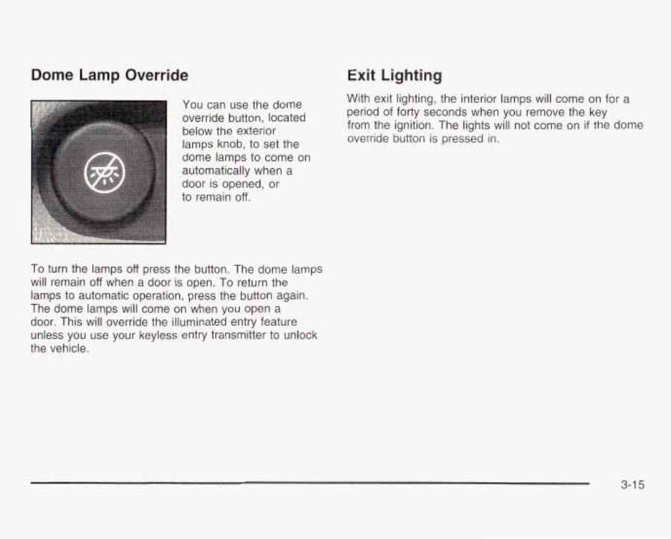 GMC 2003 Savana User Manual | Page 136 / 400