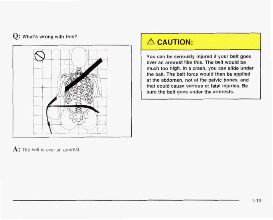 A caution | GMC 2003 Savana User Manual | Page 26 / 400