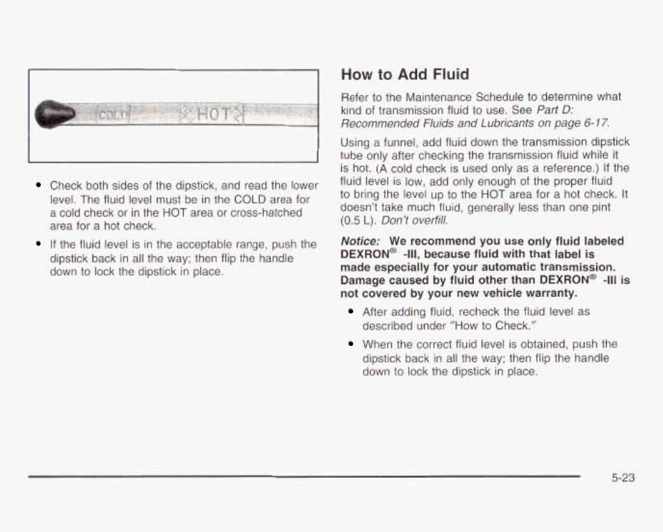 Hovhf to add fluid | GMC 2003 Savana User Manual | Page 266 / 400
