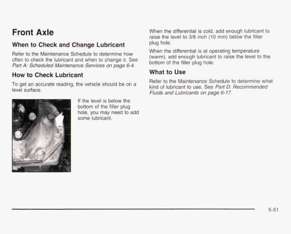 Front axle | GMC 2003 Savana User Manual | Page 294 / 400