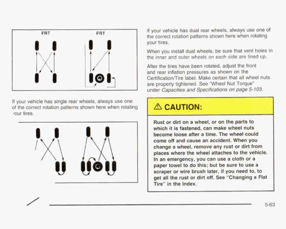 Д caution | GMC 2003 Savana User Manual | Page 306 / 400