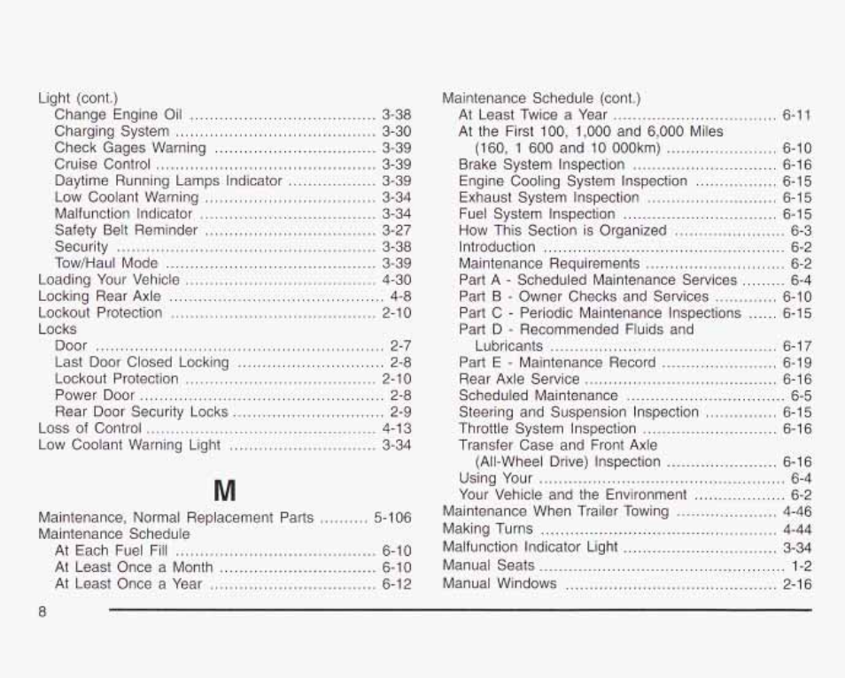 GMC 2003 Savana User Manual | Page 389 / 400