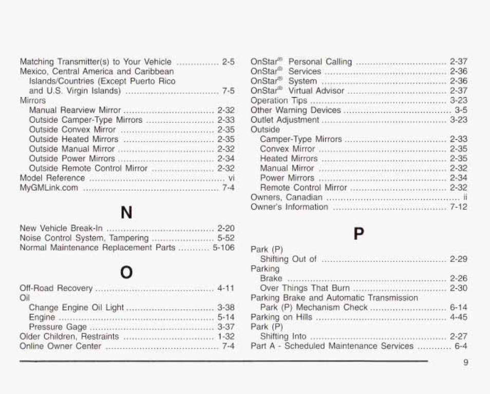 GMC 2003 Savana User Manual | Page 390 / 400