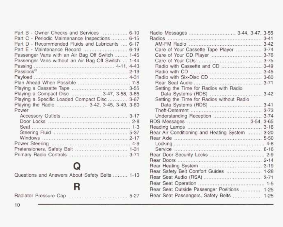 GMC 2003 Savana User Manual | Page 391 / 400