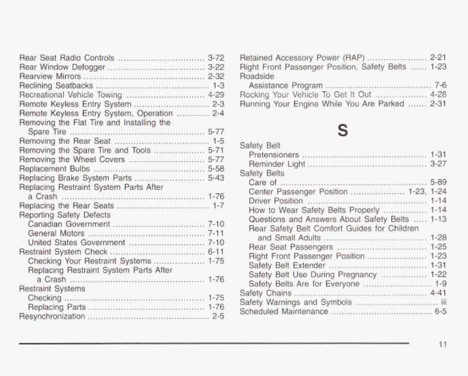 GMC 2003 Savana User Manual | Page 392 / 400