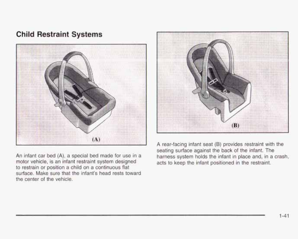 Child restraint systems | GMC 2003 Savana User Manual | Page 48 / 400