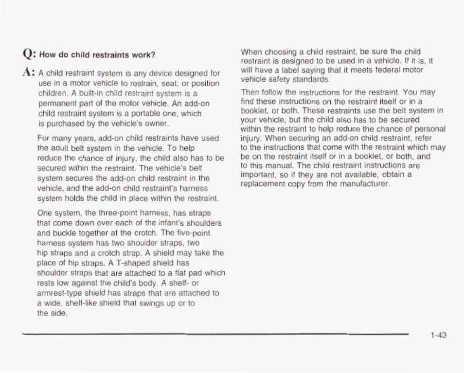GMC 2003 Savana User Manual | Page 50 / 400
