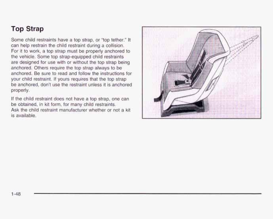 Top strap | GMC 2003 Savana User Manual | Page 55 / 400