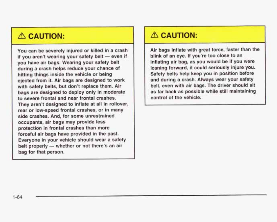 GMC 2003 Savana User Manual | Page 71 / 400