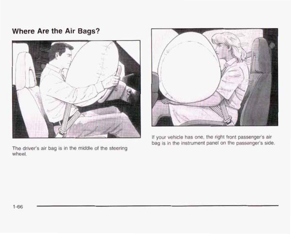 Where are the air bags | GMC 2003 Savana User Manual | Page 73 / 400