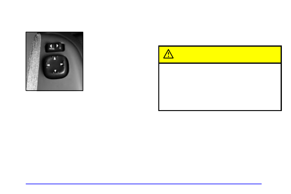 Electric outside rearview mirrors (if equipped), Convex outside mirror, Heated outside rearview mirrors (if equipped) | Caution | GMC 2002 Sierra User Manual | Page 162 / 499