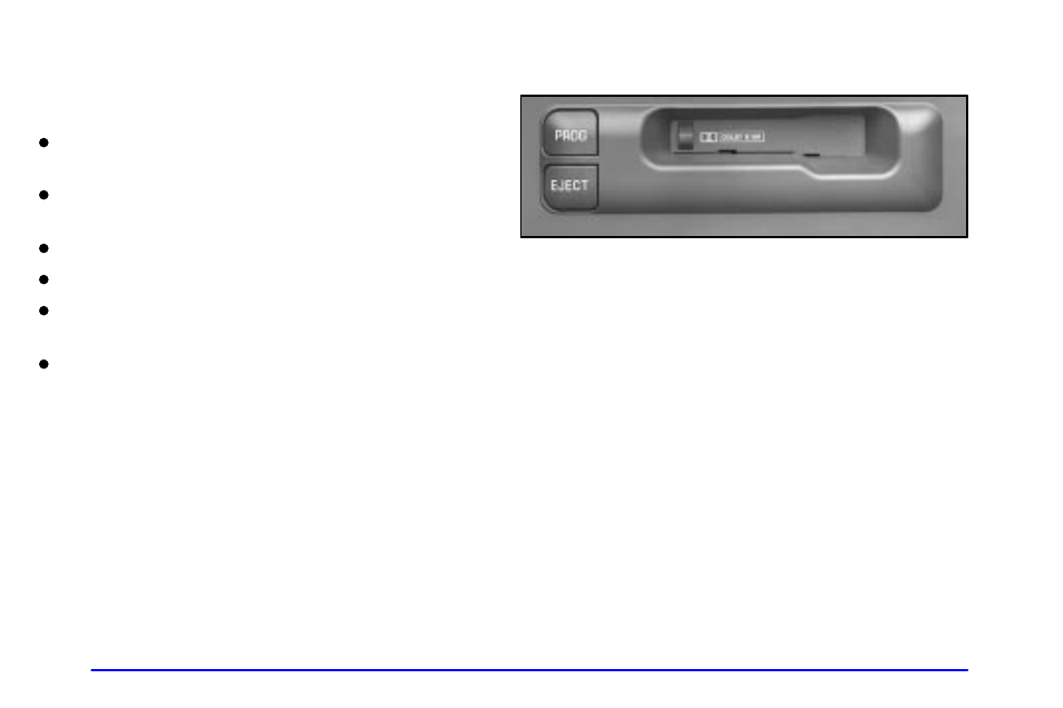 Compact disc messages, Remote cassette tape player (if equipped) | GMC 2002 Sierra User Manual | Page 223 / 499