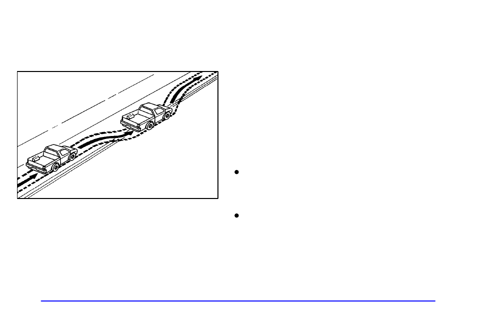 Off-road recovery, Passing, Road recovery | GMC 2002 Sierra User Manual | Page 243 / 499