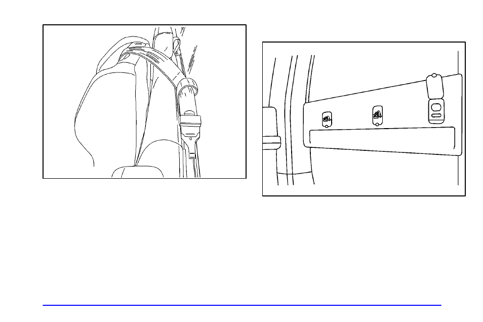 Rear seat top strap anchors (crew cab models) | GMC 2002 Sierra User Manual | Page 62 / 499