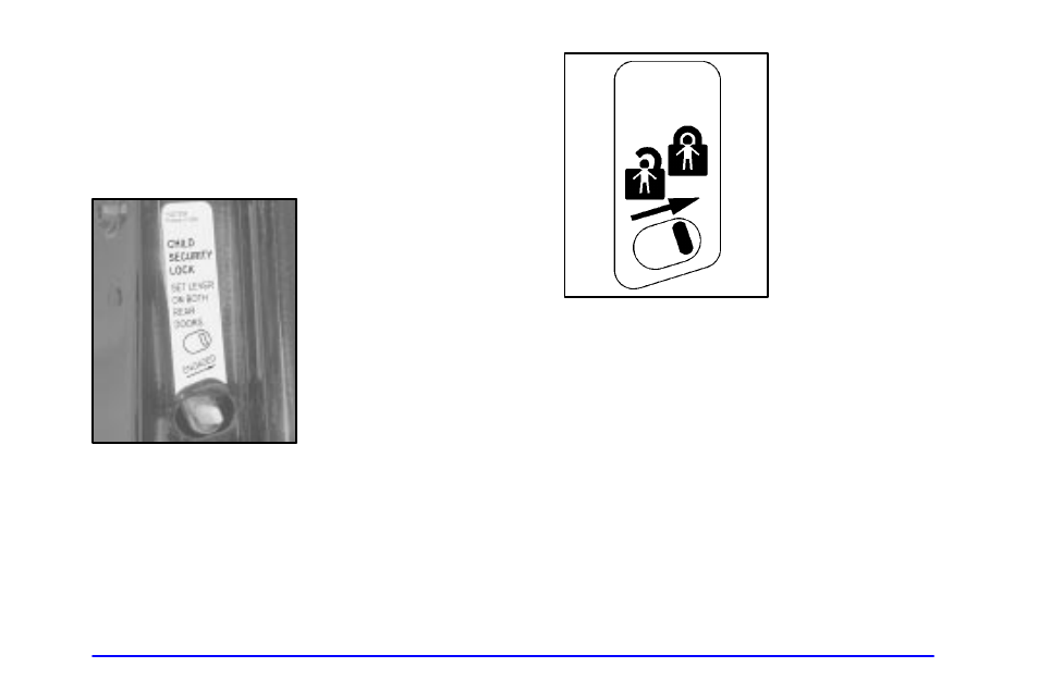 Child security locks (crew cabs) (if equipped) | GMC 2002 Sierra User Manual | Page 92 / 499