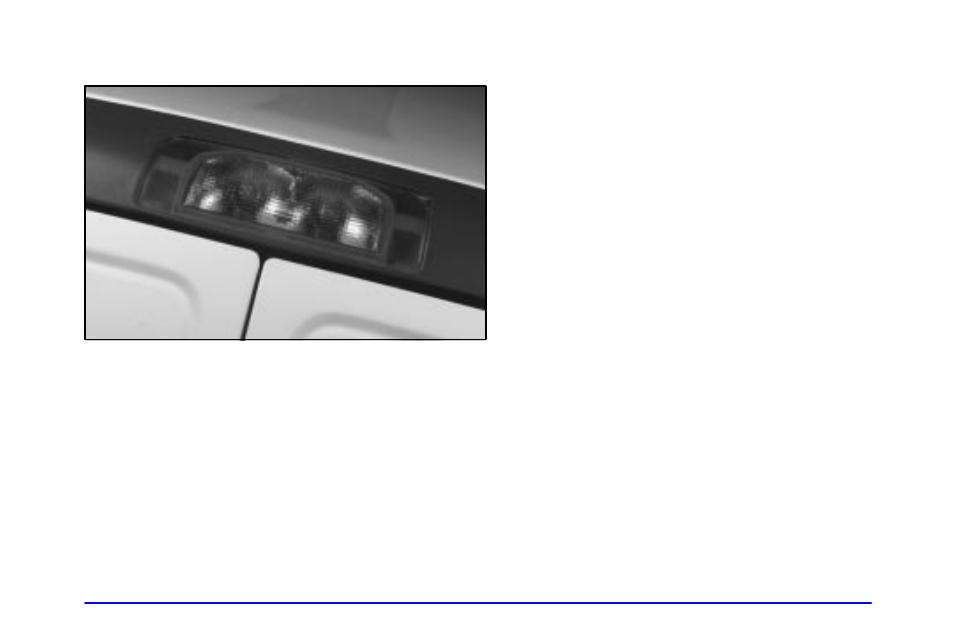 Center high-mounted stoplamp, Interior lamps, Instrument panel brightness control | GMC 2002 Savana User Manual | Page 114 / 411