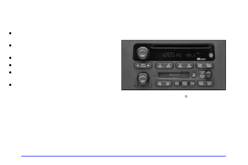 Compact disc messages, Playing the radio | GMC 2002 Savana User Manual | Page 163 / 411
