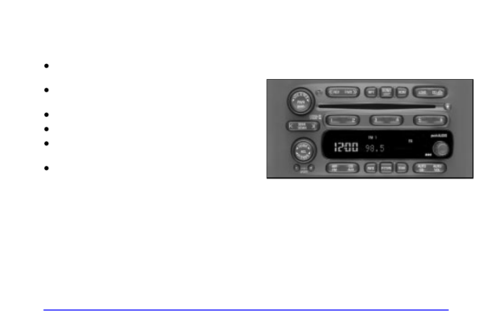 Compact disc messages, Playing the radio | GMC 2002 Savana User Manual | Page 174 / 411