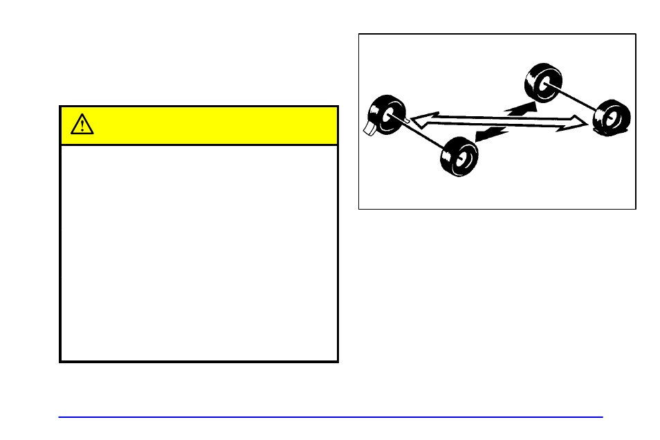 Changing a flat tire, Caution | GMC 2002 Savana User Manual | Page 252 / 411