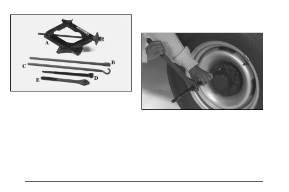 Removing the wheel covers and locking wheel nuts | GMC 2002 Savana User Manual | Page 257 / 411