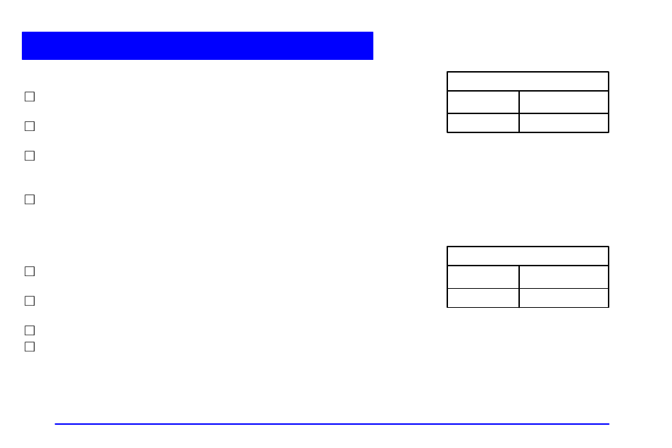 Long trip/highway scheduled maintenance | GMC 2002 Savana User Manual | Page 373 / 411