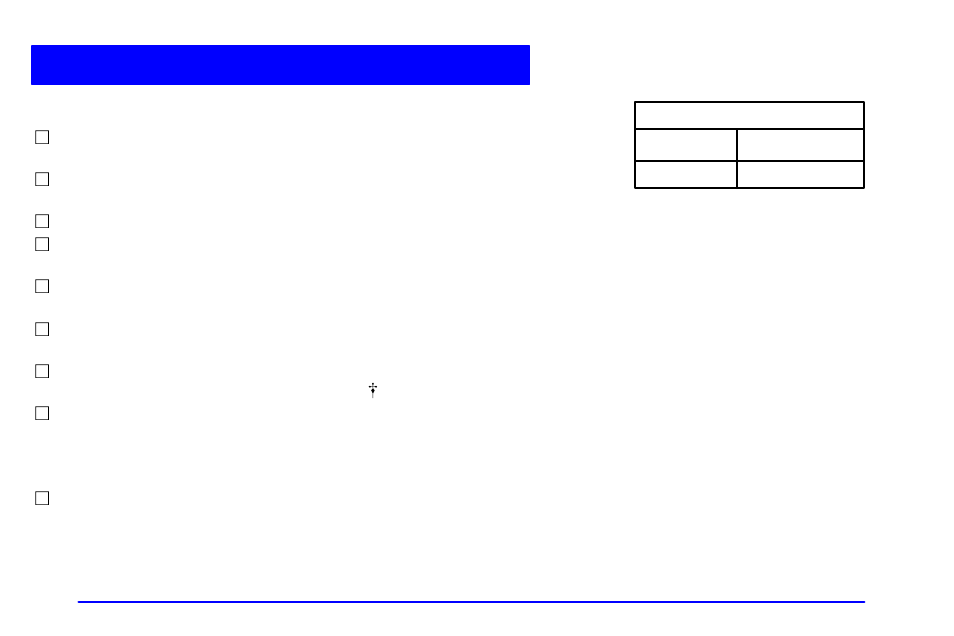 Long trip/highway scheduled maintenance | GMC 2002 Savana User Manual | Page 379 / 411