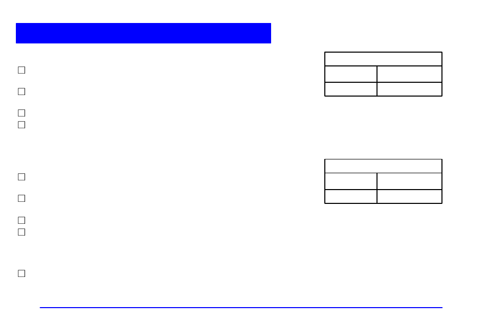 Long trip/highway scheduled maintenance | GMC 2002 Savana User Manual | Page 381 / 411