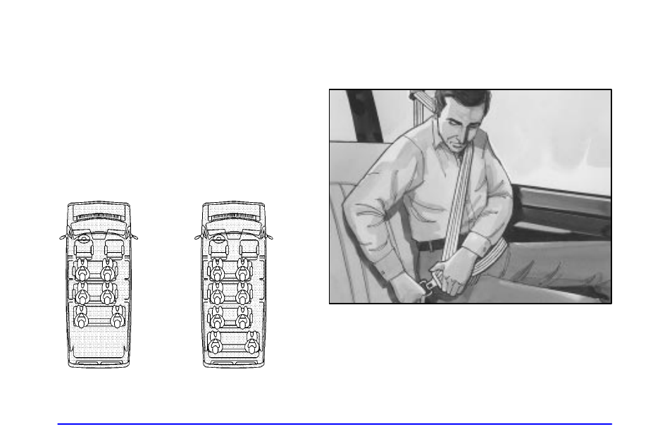 Rear seat passengers, Rear seat outside passenger positions, Lap-shoulder belt | GMC 2002 Savana User Manual | Page 41 / 411